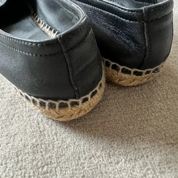 YSL Black Espadrille Flats - Picture 4 of 7